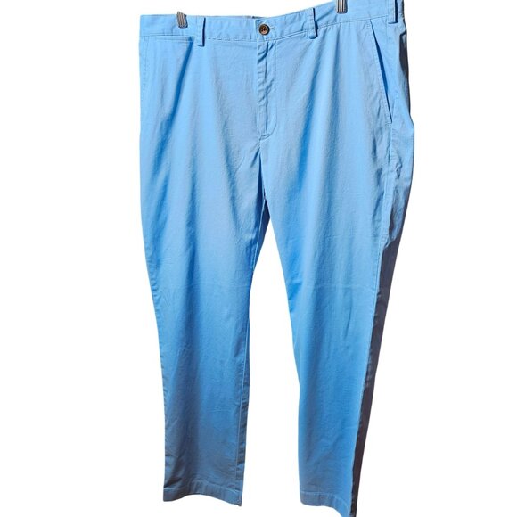 Brooks Brothers Mens Light Blue Chino Pants Size 40/32 Modern Fit Cotton Blend C - Picture 1 of 7